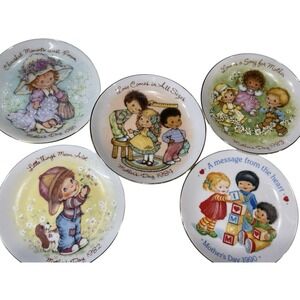 Vintage Avon Mini Mothers Day Plates Collectibles 1981 1982 1983 1984 1990 Lot 5